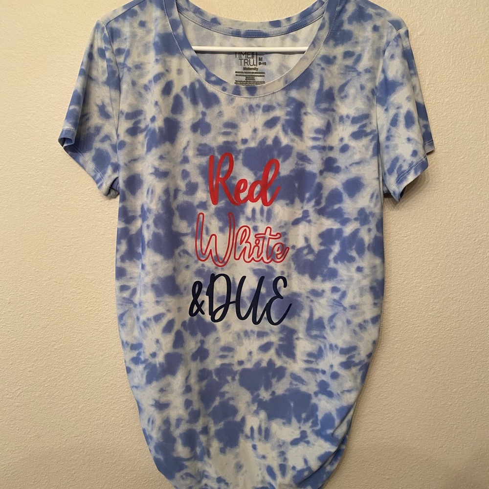 4th oh July Maternity Tee